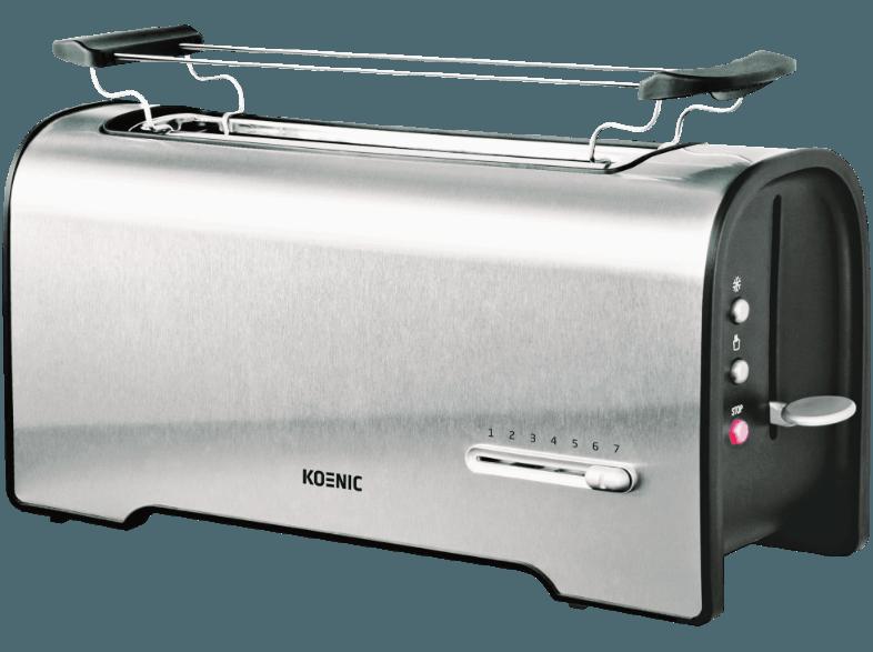 KOENIC KTO 110 Toaster Silber (900 Watt), KOENIC, KTO, 110, Toaster, Silber, 900, Watt,