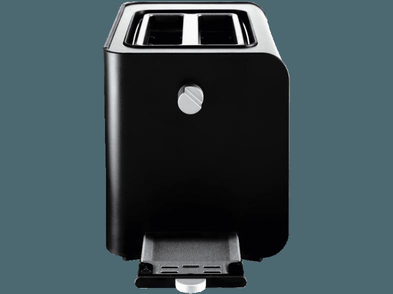 KOENIC KTO 120 Toaster Schwarz (870 Watt, Schlitze: 2)