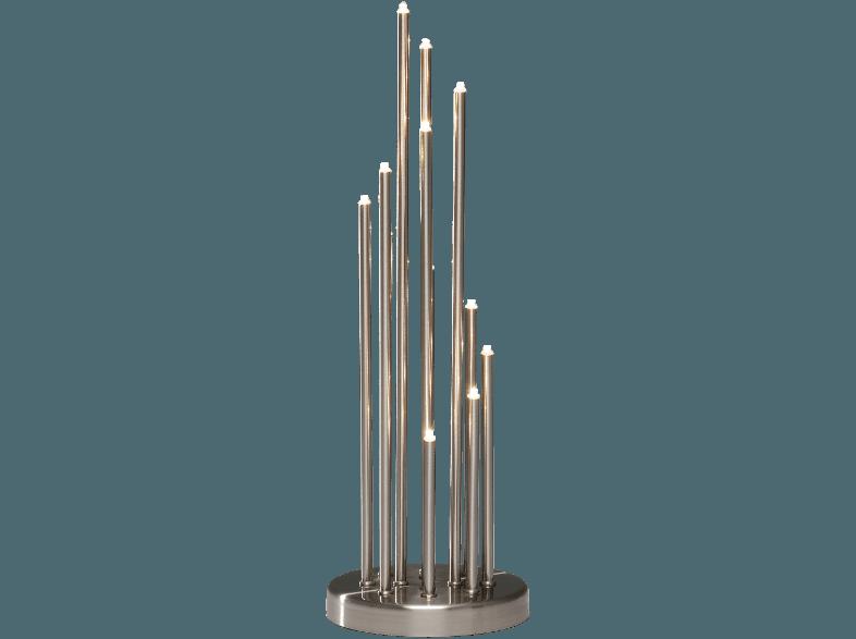KONSTSMIDE 3535-900TR LED Metallleuchter,  Silber gebürstet,  Warmweiß