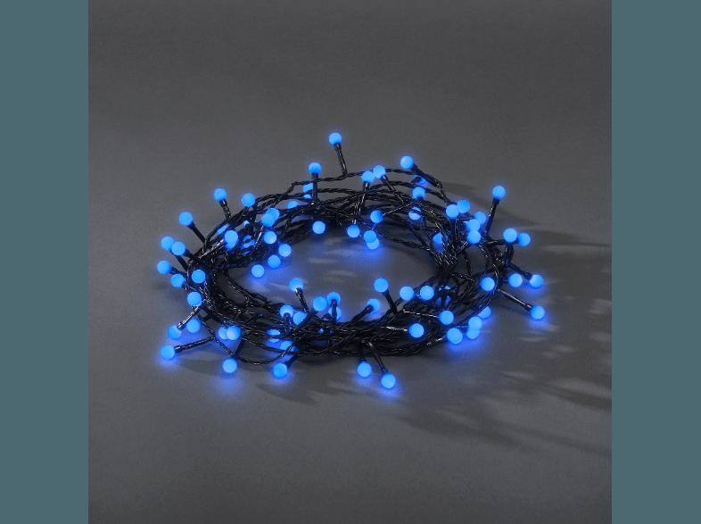 KONSTSMIDE 3691-407 LED Lichterkette,  Schwarz,  Blau