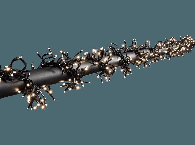KONSTSMIDE 3792-100 Cluster LED Büschellichterkette,  Schwarz,  Warmweiß
