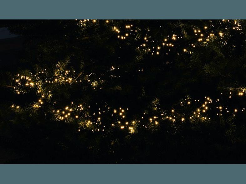 KONSTSMIDE 3792-100 Cluster LED Büschellichterkette,  Schwarz,  Warmweiß