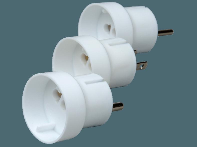 Adaptateur De Voyage Universel KOPP – Fonctionne Dans 180 Pays – Prise Euro, UK, US, AU…