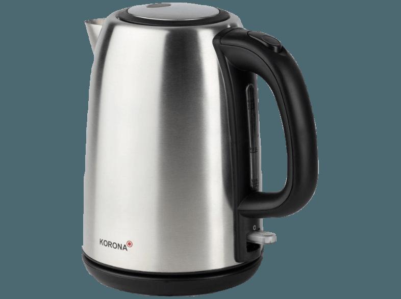 KORONA 20300 Wasserkocher Silber (2000 Watt, 1.7 Liter/Jahr), KORONA, 20300, Wasserkocher, Silber, 2000, Watt, 1.7, Liter/Jahr,