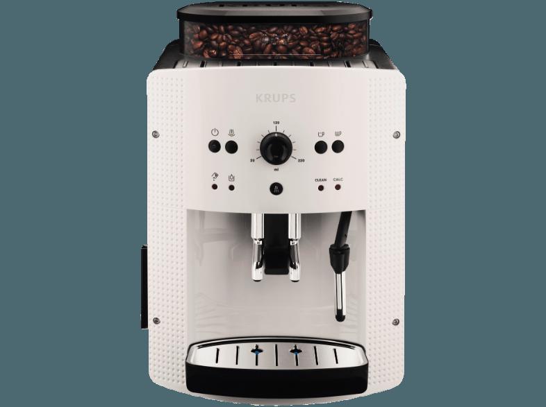 KRUPS EA8105 Kaffeevollautomat (Metall-Kegelmahlwerk, 1.8 Liter, Weiß), KRUPS, EA8105, Kaffeevollautomat, Metall-Kegelmahlwerk, 1.8, Liter, Weiß,