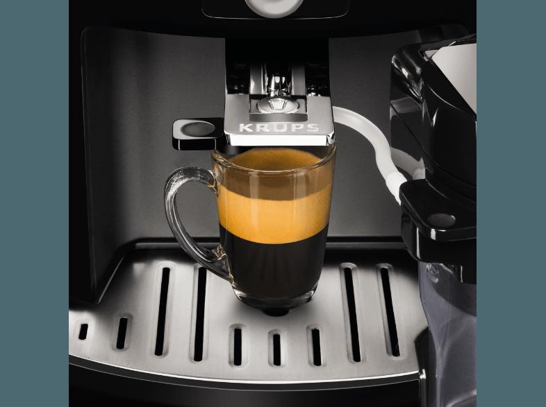 KRUPS EA8298 One-Touch-Cappuccino Vollautomat (Kegelmahlwerk, 1.7 Liter, Schwarz/Edelstahl), KRUPS, EA8298, One-Touch-Cappuccino, Vollautomat, Kegelmahlwerk, 1.7, Liter, Schwarz/Edelstahl,