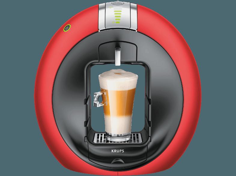 KRUPS KP 5105 Nescafé® Dolce Gusto® Circolo Kapselmaschine Rot, KRUPS, KP, 5105, Nescafé®, Dolce, Gusto®, Circolo, Kapselmaschine, Rot