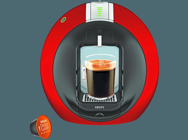 KRUPS KP 5105 Nescafé® Dolce Gusto® Circolo Kapselmaschine Rot, KRUPS, KP, 5105, Nescafé®, Dolce, Gusto®, Circolo, Kapselmaschine, Rot