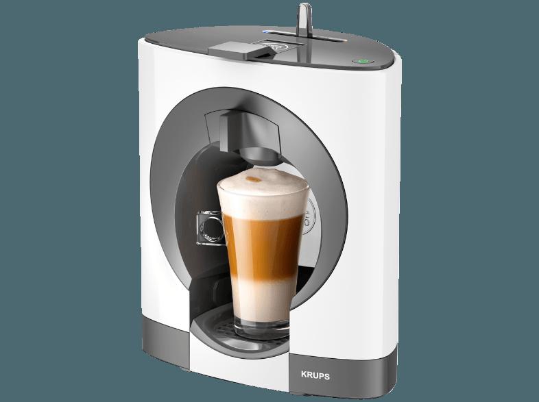 KRUPS KP1101 Nescafe Dolce Gusto Oblo, Welcomepack Kapselmaschine Weiß