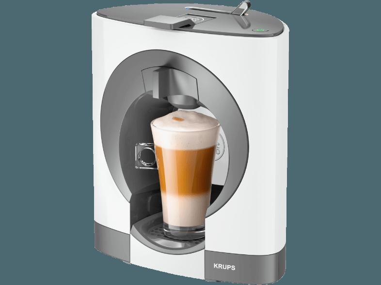 KRUPS KP1101 Nescafe Dolce Gusto Oblo, Welcomepack Kapselmaschine Weiß