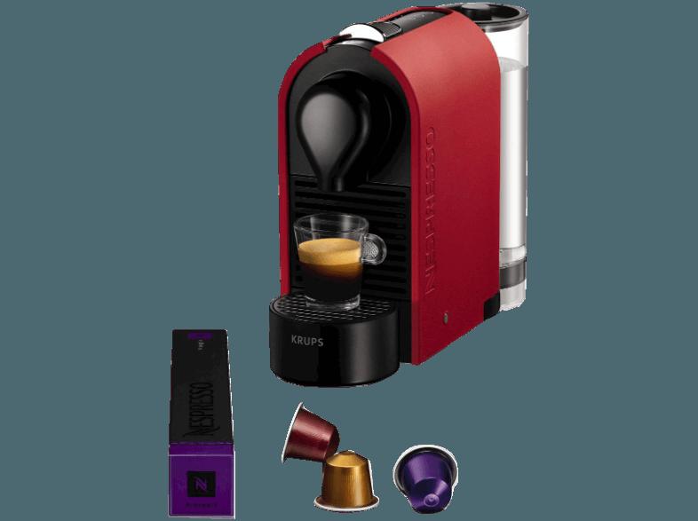 KRUPS XN2505 Nespresso U mat Kapselmaschine Rot, KRUPS, XN2505, Nespresso, U, mat, Kapselmaschine, Rot