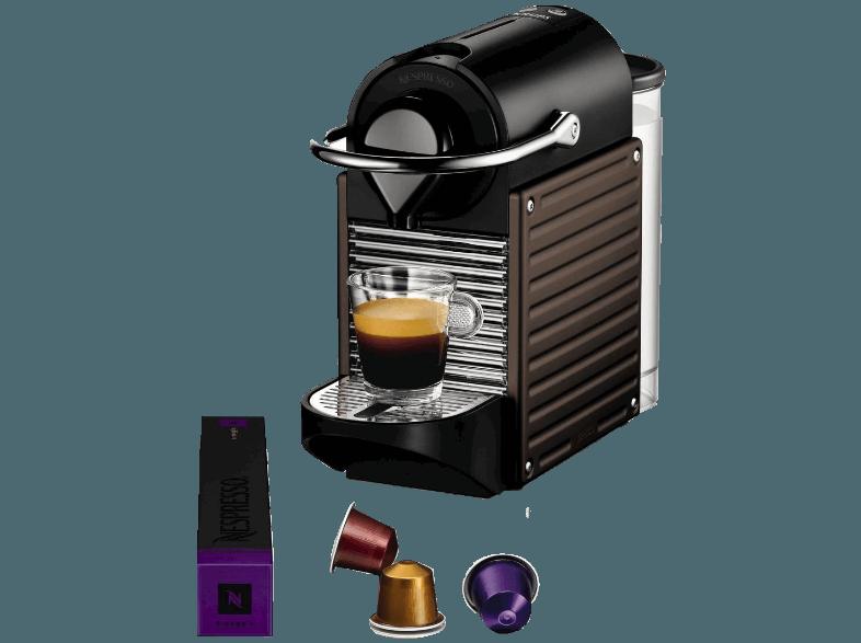 KRUPS XN3008 Nespresso Pixie Kapselmaschine Braun