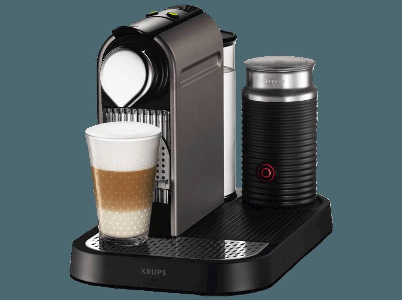 KRUPS XN730T Nespresso Citiz & Milk Kapselmaschine Titan