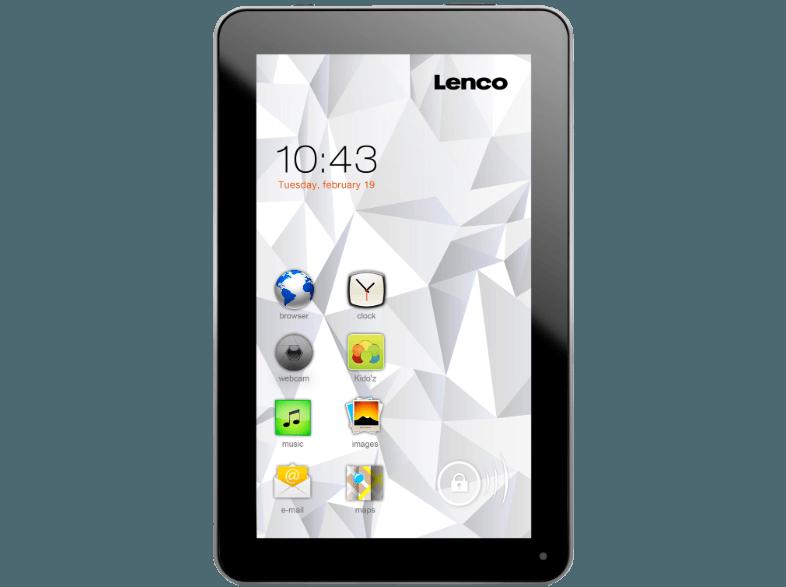 LENCO CT-74 8 GB  Tablet Dunkelgrau