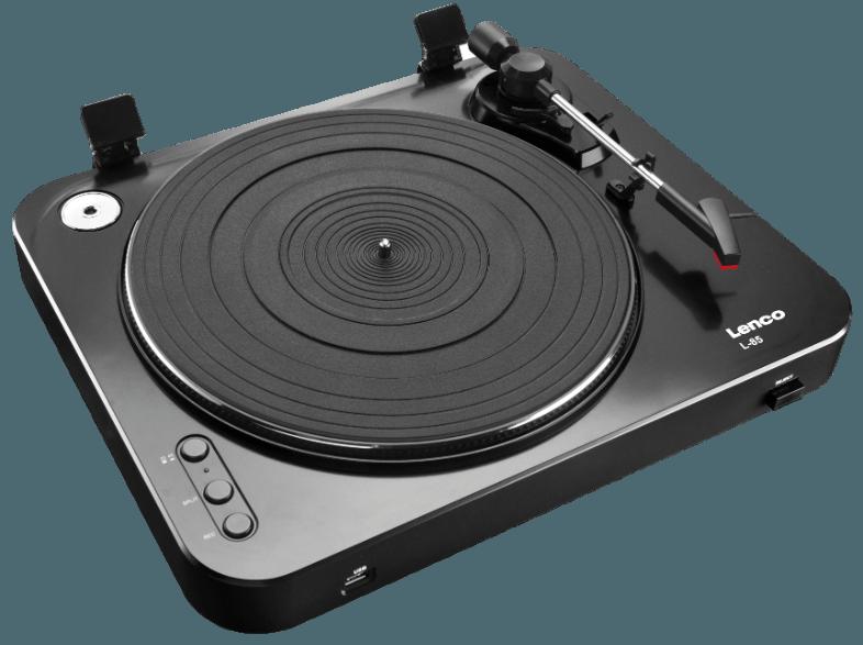 LENCO L-85 USB Plattenspieler (Schwarz)