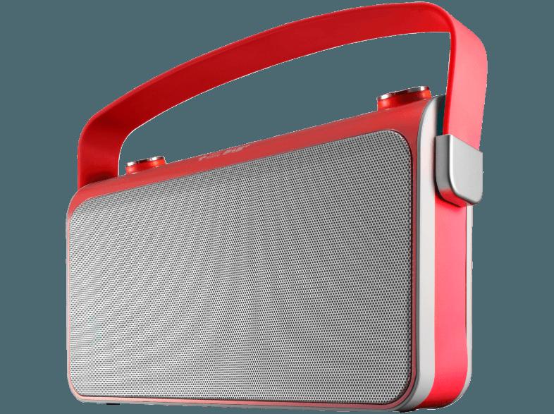 LENCO Lucille Retro-Radio rot  (PLL-Tuner, FM, DAB, DAB , Red), LENCO, Lucille, Retro-Radio, rot, , PLL-Tuner, FM, DAB, DAB, Red,