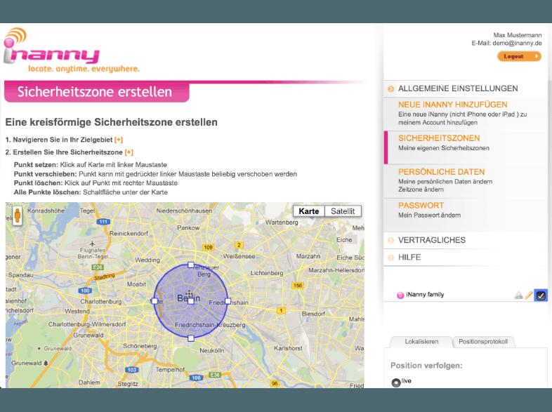 LEOWORX iNanny Car Fahrzeugortung, Ortung beweglicher Güter Europa