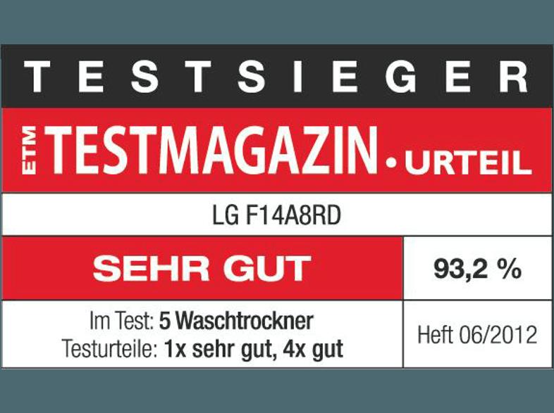 LG F14A8RD Waschtrockner (9 kg, 1400 U/Min., A), LG, F14A8RD, Waschtrockner, 9, kg, 1400, U/Min., A,