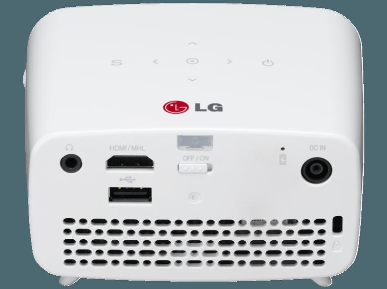 LG PH300 Beamer (HD-ready, 300 ANSI Lumen, DMD DLP Chip der neuesten Generation mit einer Größe von 0,3“)