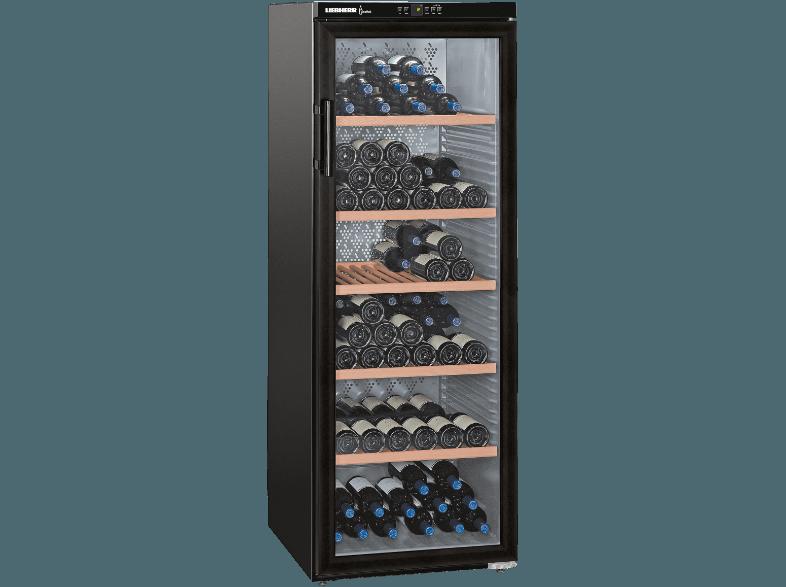 LIEBHERR WKB 4212-20 Weinklimaschrank (168 kWh/Jahr, A, 200 Flaschen, Schwarz)
