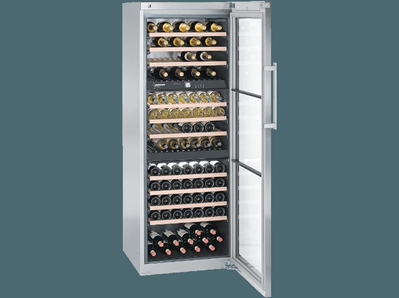 LIEBHERR WTES 5872-20 Weinklimaschrank (245 kWh/Jahr, B, 178 Flaschen, Silber)