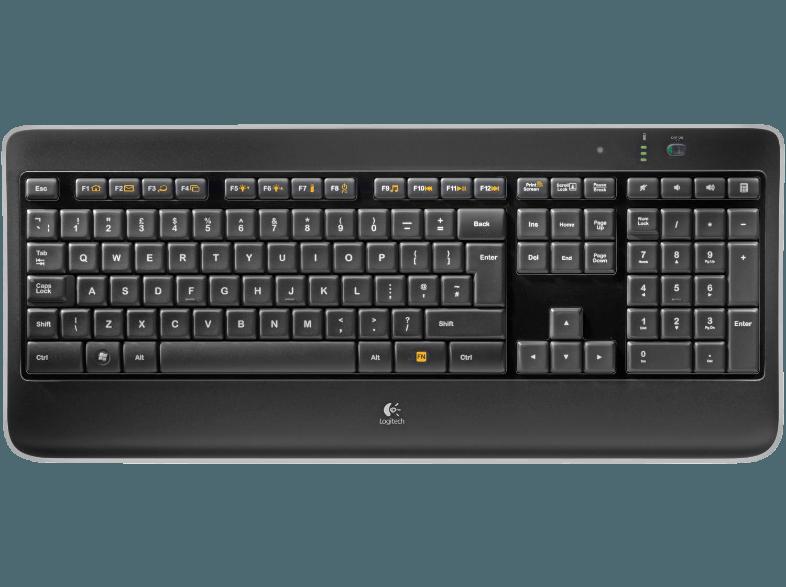 LOGITECH 920-002360 K800 Illuminated Keyboard Tastatur