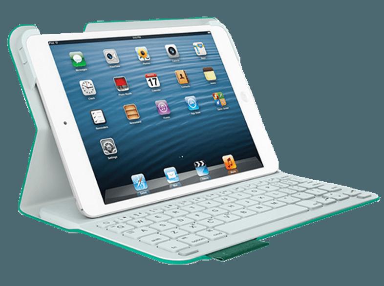 LOGITECH 920-006000 Ultrathin Keyboard Folio Schutzhülle mit Tastatur iPad mini, iPad mini Retina