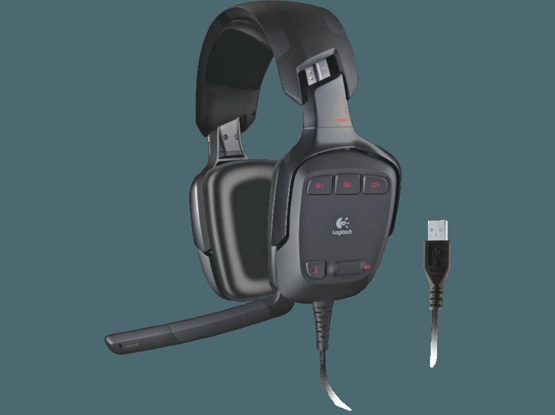 LOGITECH G35 Headset Schwarz