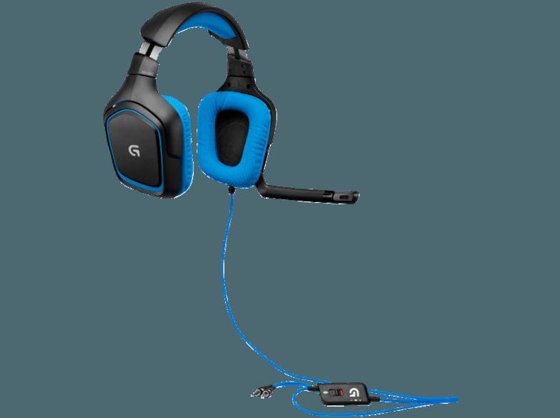 LOGITECH G430 Headset Schwarz, LOGITECH, G430, Headset, Schwarz