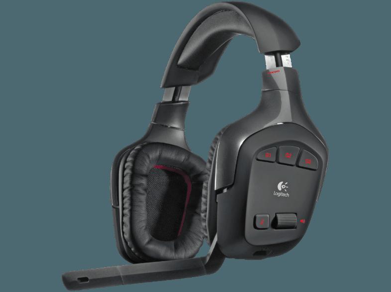 LOGITECH G930 Kabelloses Headset Schwarz