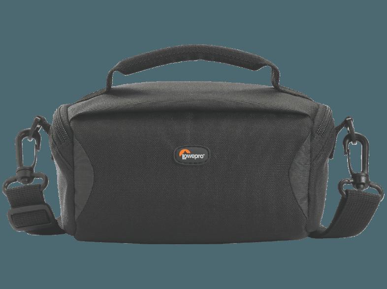 LOWEPRO LP36509 Format 110 SW Tasche für Systemkamera mit angesetztem Kit-Objektiv plus 1 weiteres Pancake-Objektiv ODER Camcorder plus kleines Zubeh