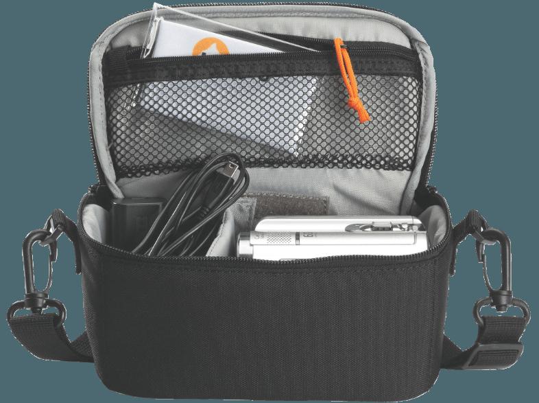 LOWEPRO LP36509 Format 110 SW Tasche für Systemkamera mit angesetztem Kit-Objektiv plus 1 weiteres Pancake-Objektiv ODER Camcorder plus kleines Zubeh, LOWEPRO, LP36509, Format, 110, SW, Tasche, Systemkamera, angesetztem, Kit-Objektiv, plus, 1, weiteres, Pancake-Objektiv, ODER, Camcorder, plus, kleines, Zubehör, Farbe:, Schwarz,