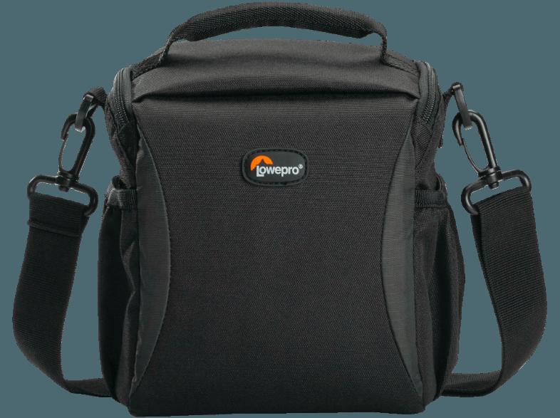 LOWEPRO LP36511 Format 140 Tasche für DSLR mit angesetztem Kit-Objektiv, 1 weiteres Objektiv, kleines Zubehör (Farbe: Schwarz), LOWEPRO, LP36511, Format, 140, Tasche, DSLR, angesetztem, Kit-Objektiv, 1, weiteres, Objektiv, kleines, Zubehör, Farbe:, Schwarz,