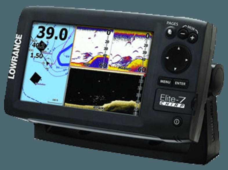 LOWRANCE 000-11664-006 ELITE-7 CHIRP ECHOLOTGEBER Fischen, Angeln, Segeln, Wassersport, Bootssport