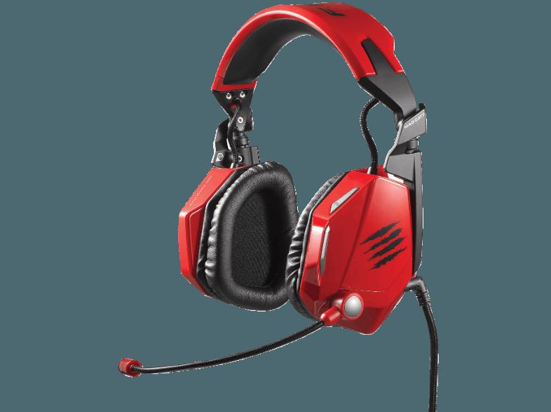 MAD CATZ F.R.E.Q.5 Gaming-Headset Rot, MAD, CATZ, F.R.E.Q.5, Gaming-Headset, Rot