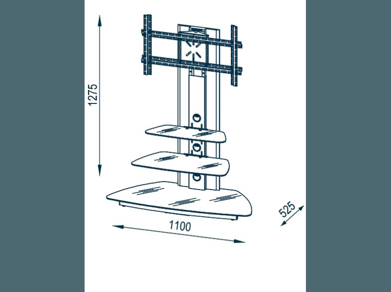 MAJA 16289442 1628 TV-Rack, MAJA, 16289442, 1628, TV-Rack