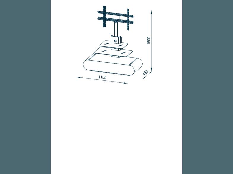 MAJA 16355605 1635 TV-Rack, MAJA, 16355605, 1635, TV-Rack