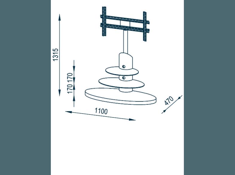 MAJA 16369956 1636 TV-Rack