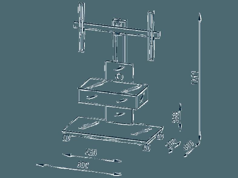 MAJA 16379505 1637 TV-Rack, MAJA, 16379505, 1637, TV-Rack