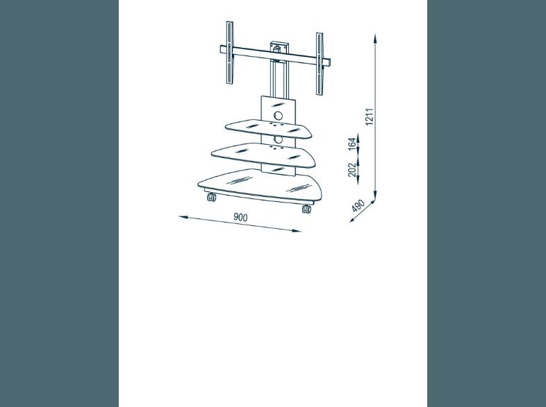 MAJA 16399504 1639 TV-Rack, MAJA, 16399504, 1639, TV-Rack