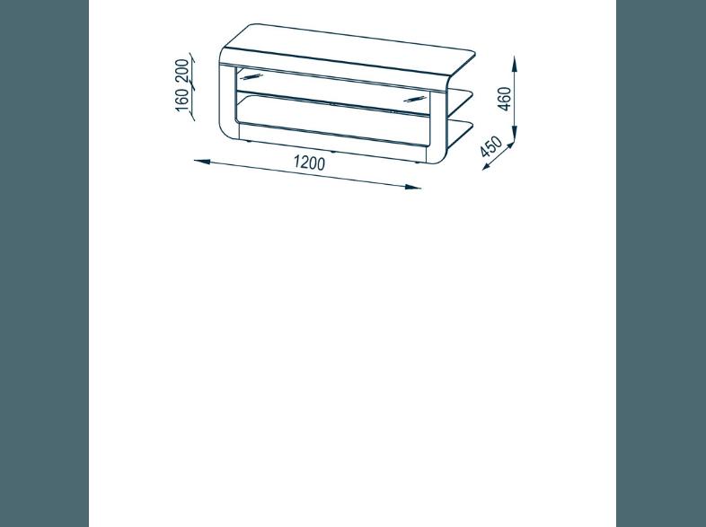 MAJA 16444742 1644 TV-Rack, MAJA, 16444742, 1644, TV-Rack