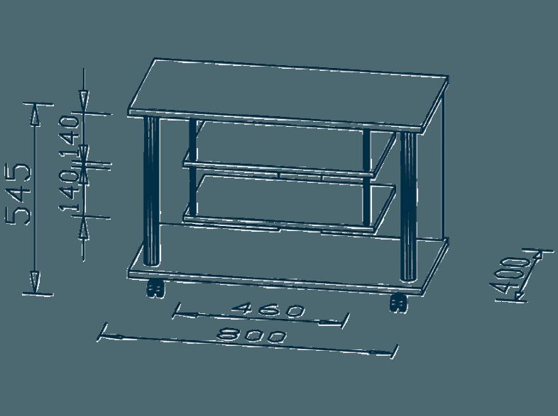 MAJA 18988831 1898 TV-Rack, MAJA, 18988831, 1898, TV-Rack