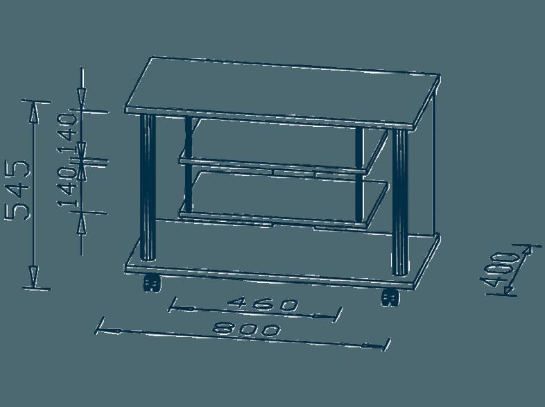 MAJA 18988835 1898 TV-Rack, MAJA, 18988835, 1898, TV-Rack