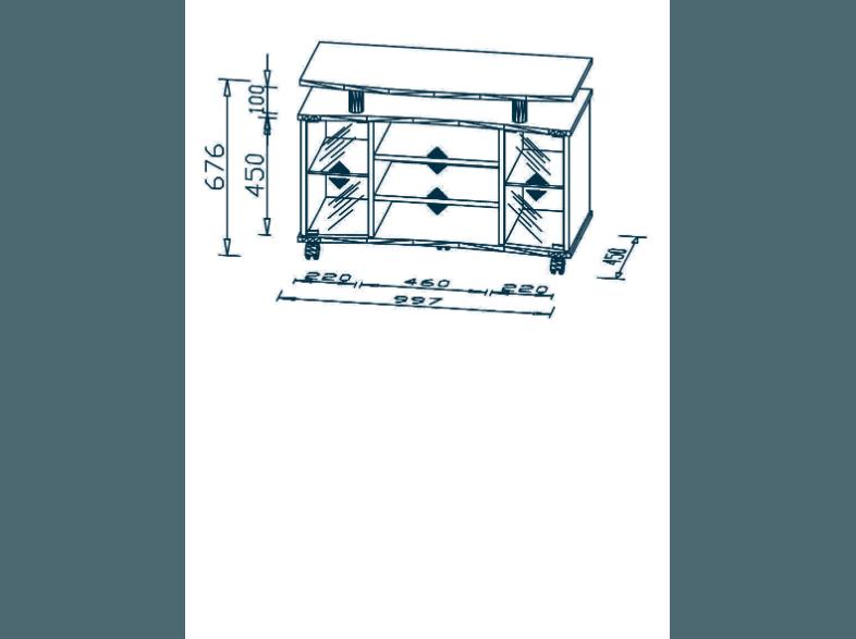 MAJA 73624843 7362 TV-Rack