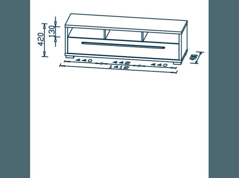 MAJA 76453547 7645 Lowboard, MAJA, 76453547, 7645, Lowboard