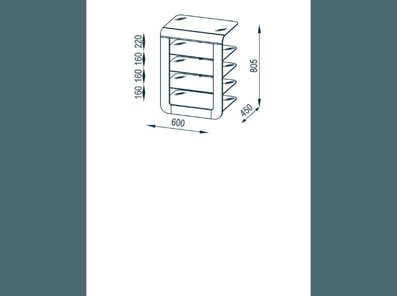 MAJA TV- und HiFi-Rack 1646 TV- und HiFi-Rack, MAJA, TV-, HiFi-Rack, 1646, TV-, HiFi-Rack