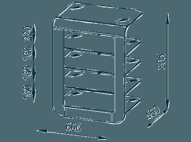 MAJA TV- und HiFi-Rack 1646 TV- und HiFi-Rack