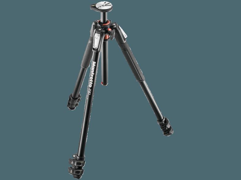 MANFROTTO MT190XPRO3 Dreibein Stativ, Schwarz, (Ausziehbar bis 1600 mm)