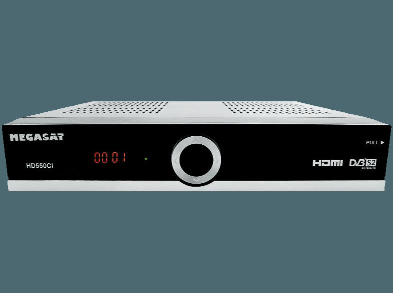 MEGASAT HD 550 CI Sat-Receiver (HDTV, DVB-S, Schwarz)