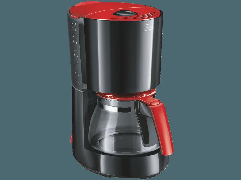 MELITTA 100201 Enjoy Kaffeemaschine Schwarz (Glaskanne, Heißbrühverfahren, Brühtemperatur 93 ° C)